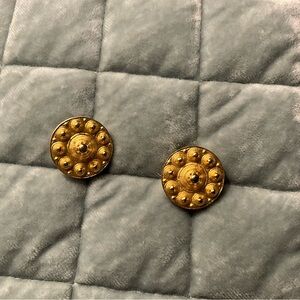 Elegant Gold Stud Earrings